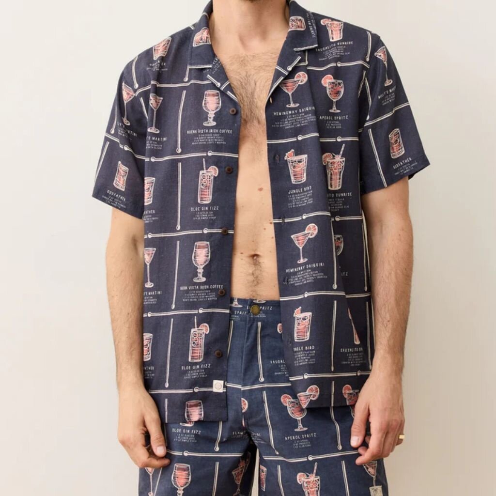 Marine Layer Archive Tencel Linen Resort Shirt