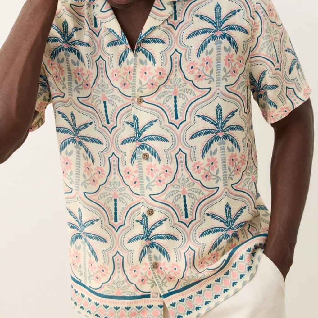 Marine Layer Archive Tencel Linen Resort Shirt