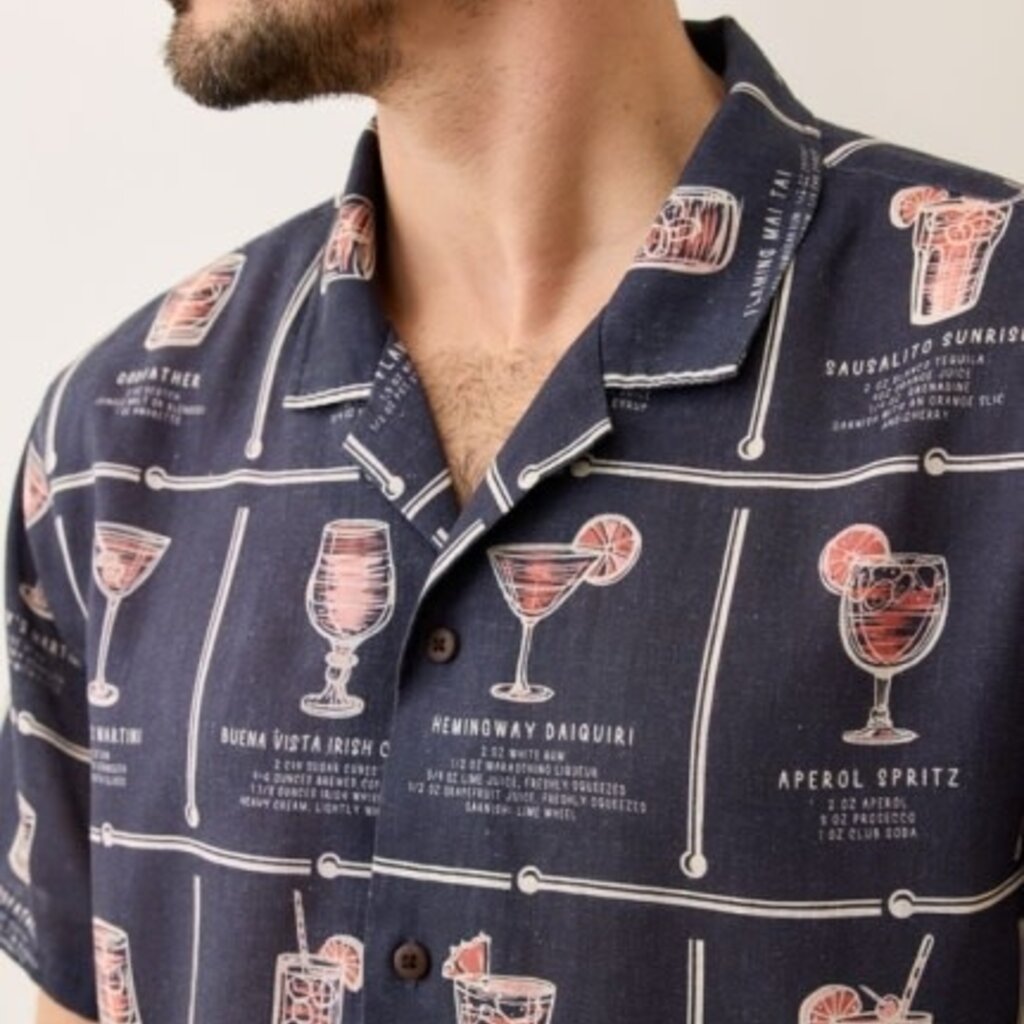 Marine Layer Archive Tencel Linen Resort Shirt
