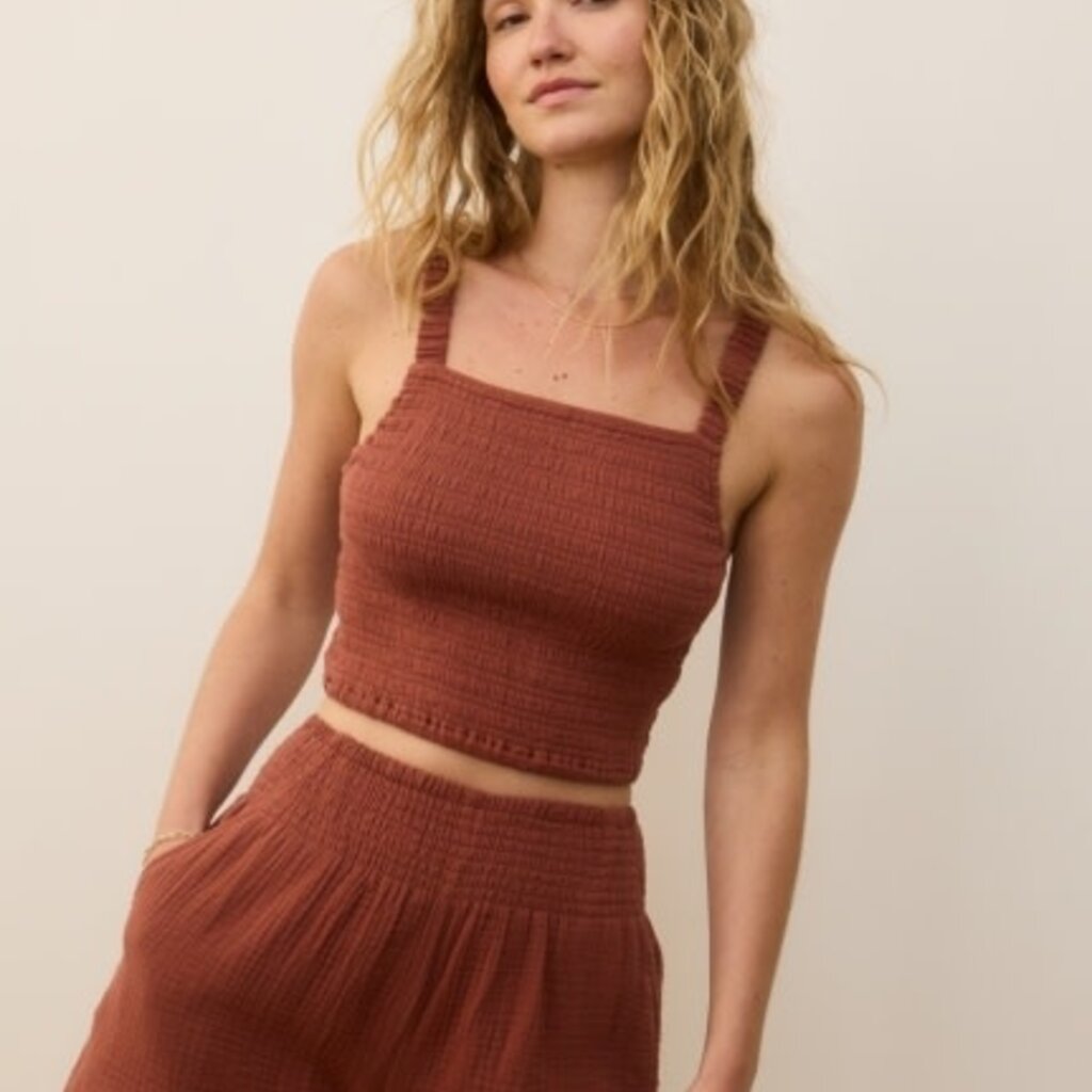 Marine Layer Lila Double Cloth Tank