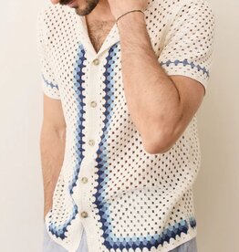 Marine Layer Archive Ace Crochet Resort Shirt
