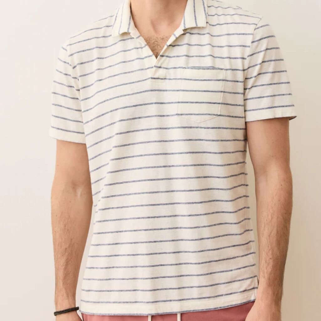 Marine Layer Hemp Cotton Polo