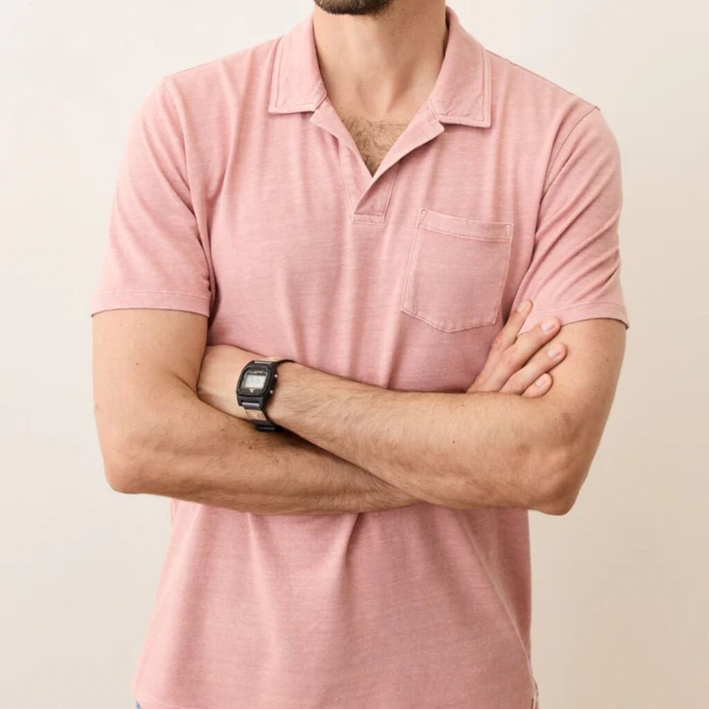 Marine Layer Hemp Cotton Polo