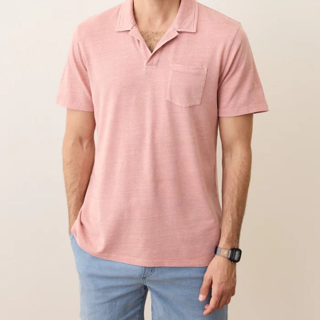 Marine Layer Hemp Cotton Polo