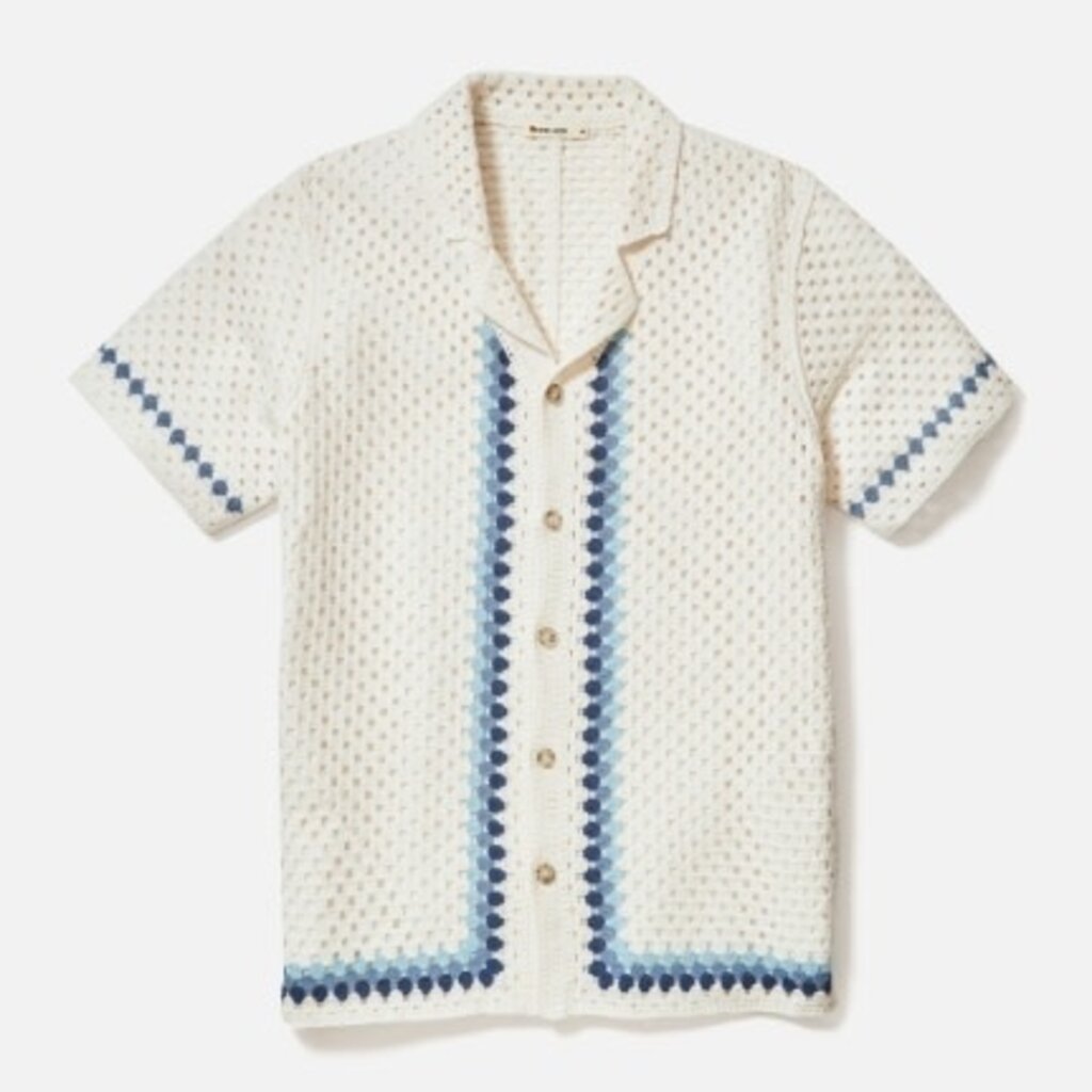 Marine Layer Archive Ace Crochet Resort Shirt