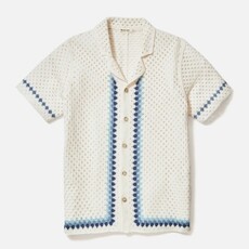 Marine Layer Archive Ace Crochet Resort Shirt