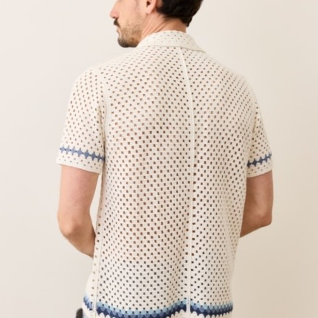 Marine Layer Archive Ace Crochet Resort Shirt