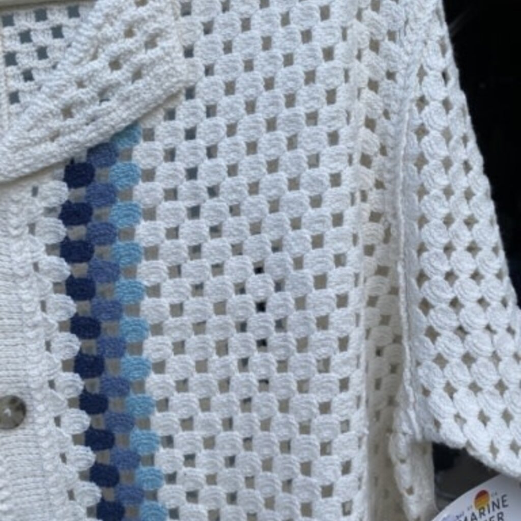 Marine Layer Archive Ace Crochet Resort Shirt