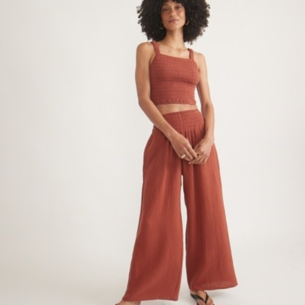Marine Layer Sophia Double Cloth Palazzo Pant