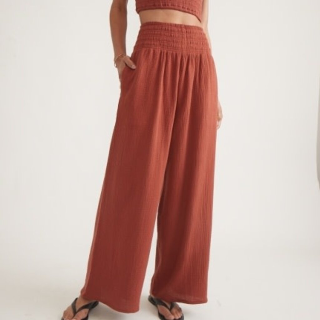 Marine Layer Sophia Double Cloth Palazzo Pant