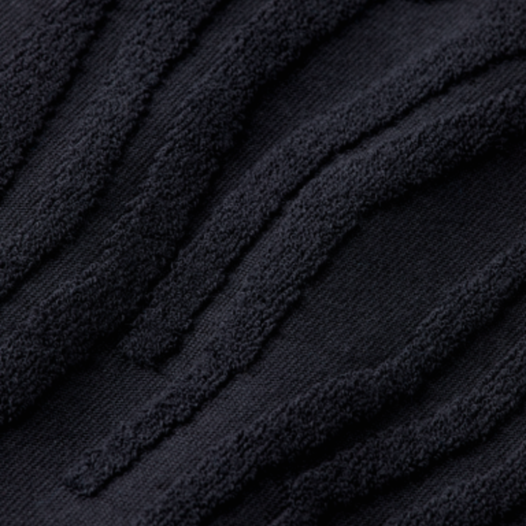 JACQUARD COTTON TERRY RELAXED-FIT POLO