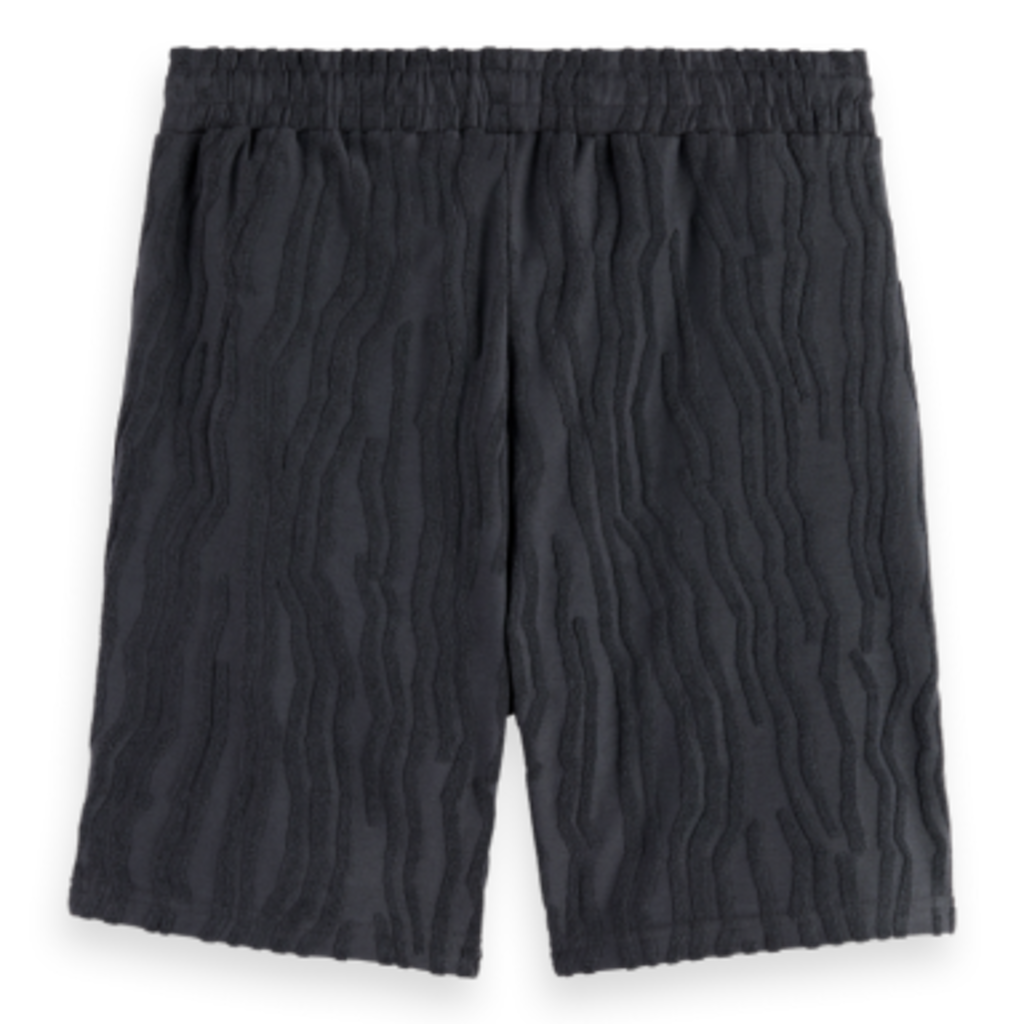COTTON TERRY JACQUARD SHORTS