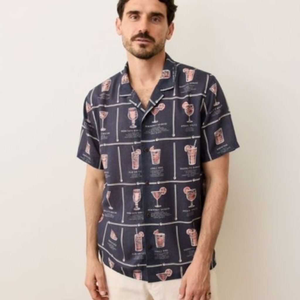 Marine Layer Archive Tencel Linen Resort Shirt