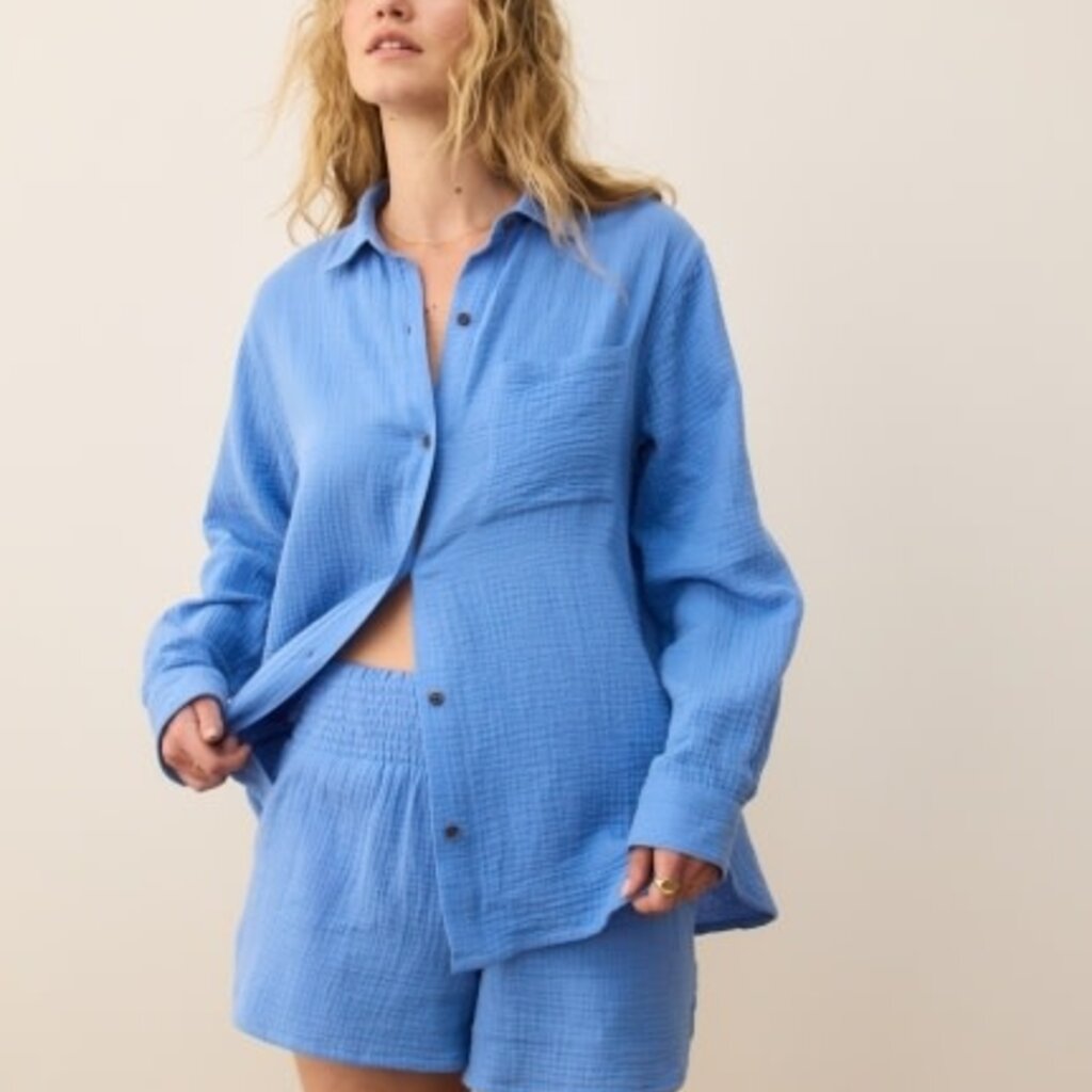 Marine Layer Jane Relaxed Double Cloth Shirt