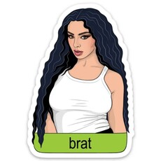 The Found Charlie XCX Brat Sticker