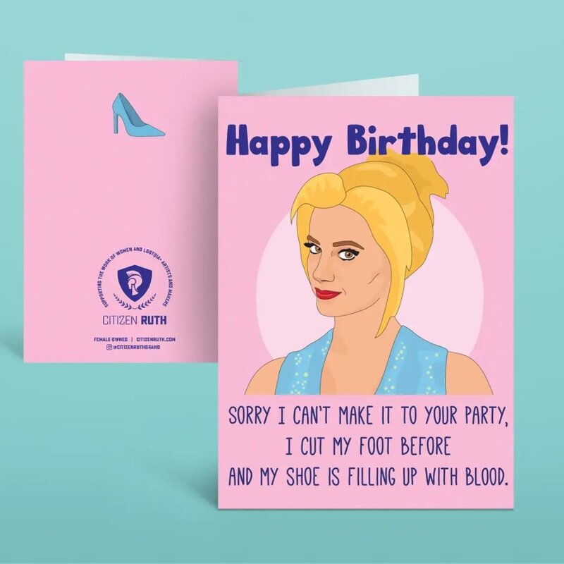 Citizen Ruth Romy and Michele Birthday card
