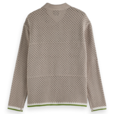 CROCHET LONG-SLEEVED SHIRT