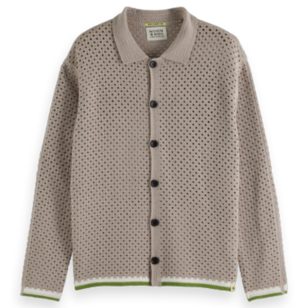 CROCHET LONG-SLEEVED SHIRT