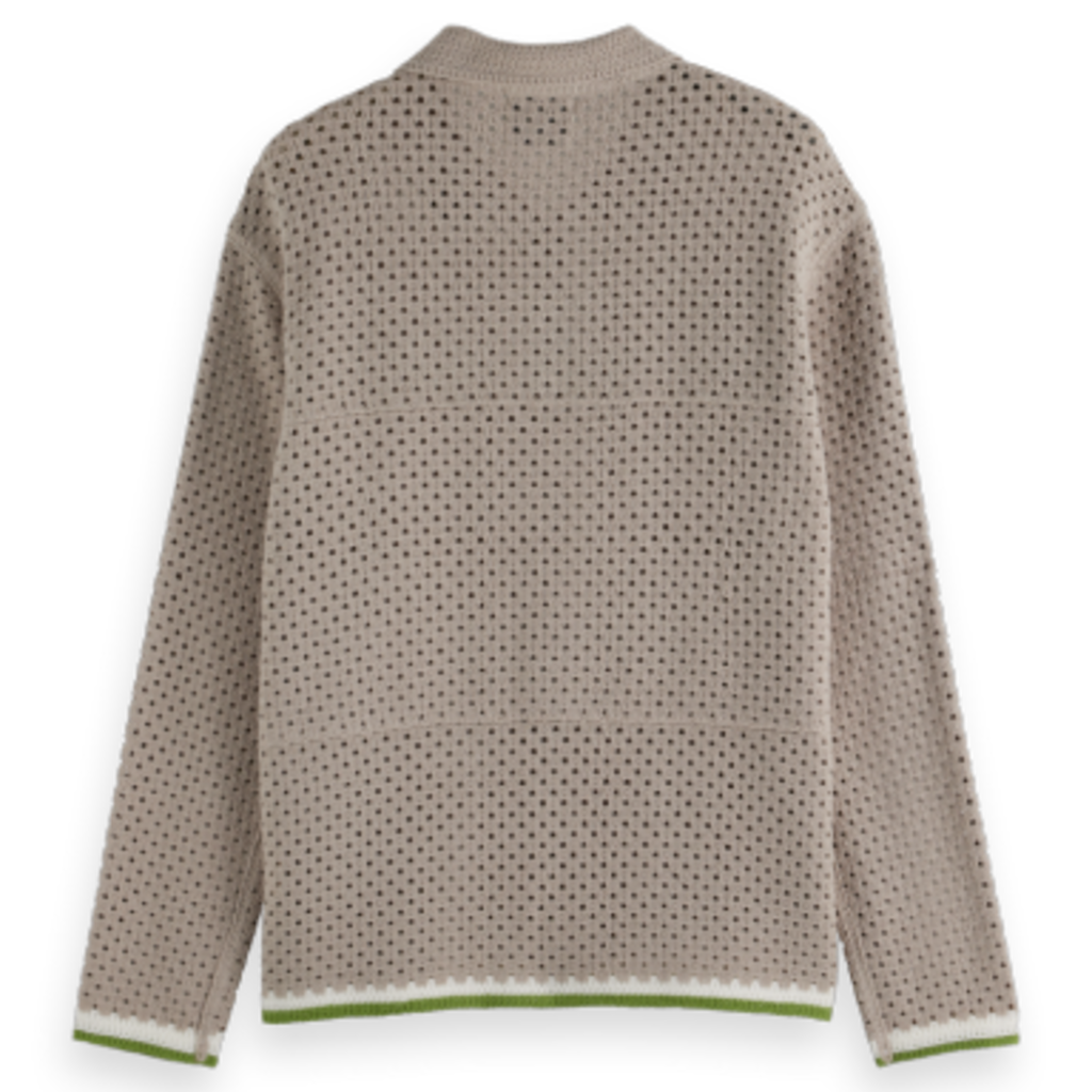 CROCHET LONG-SLEEVED SHIRT