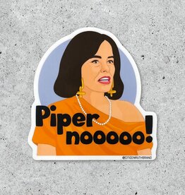 Citizen Ruth The White Lotus Piper No! Sticker