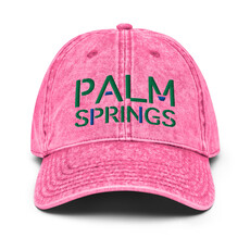 Peepa's Vintage Pink Denim Palm Springs Hat