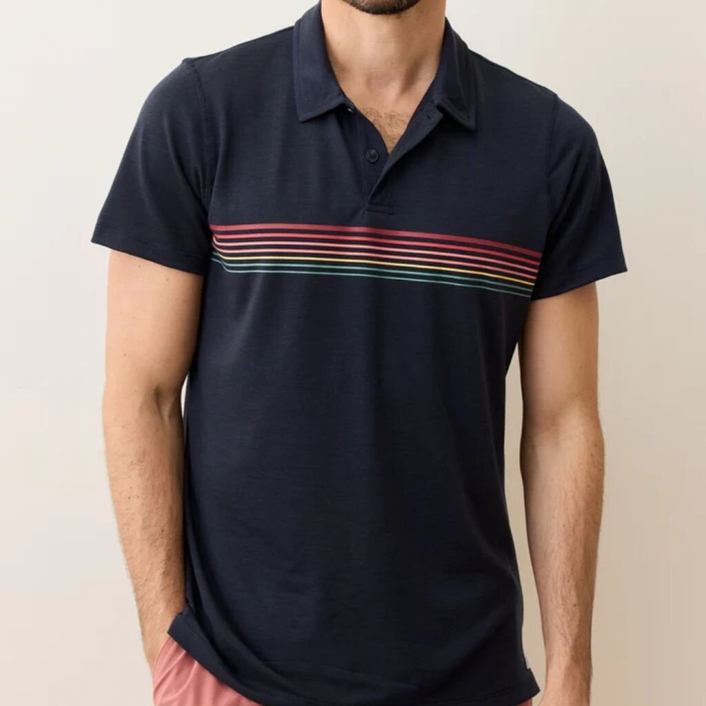 Marine Layer Air Stripe Polo