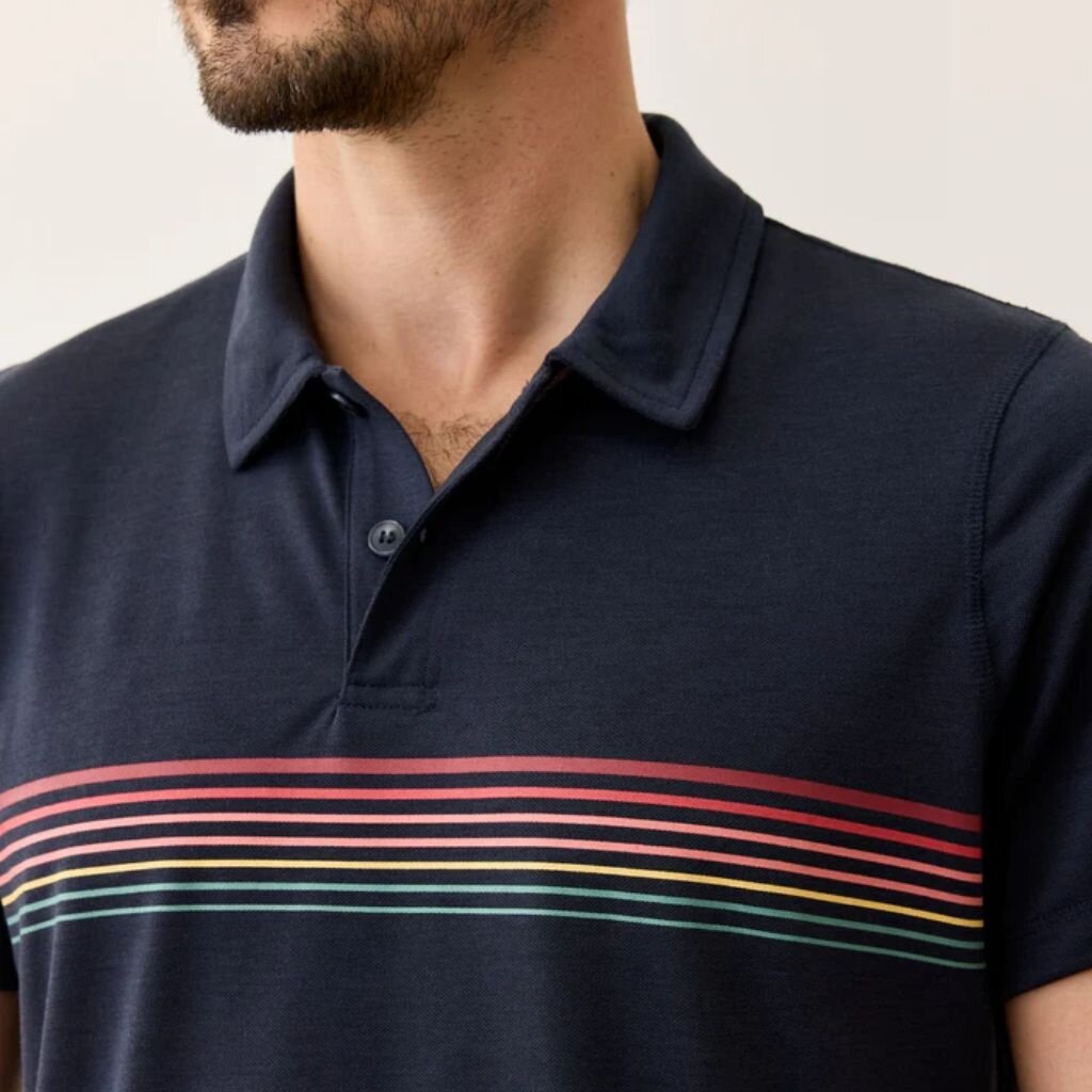 Marine Layer Air Stripe Polo