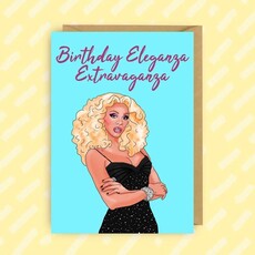 The Queer Store RuPaul Eleganza Extravaganza Birthday Card