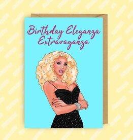 The Queer Store RuPaul Eleganza Extravaganza Birthday Card
