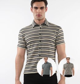 ST33LE (Steele) SUM25 ST 24053 Open Knit Stretch Shirt