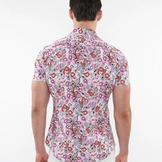 ST33LE (Steele) SUM25 ST 9322 Fuchsia/Pink Fauna Printed Knit Shirt