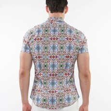 ST33LE (Steele) SUM25 ST 9323 Pink/Multi Fauna Printed Knit Shirt