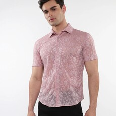 ST33LE (Steele) SUM25 ST 24056 Roses and Leaves Gossmer Shirt