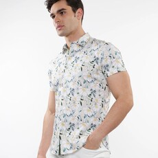ST33LE (Steele) SUM25 ST 9312 Willow/Laurel Floral Printed Knit Shirt