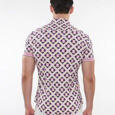 ST33LE (Steele) SUM25 ST 26024 Blush/Navy Parquet Print Performance Shit
