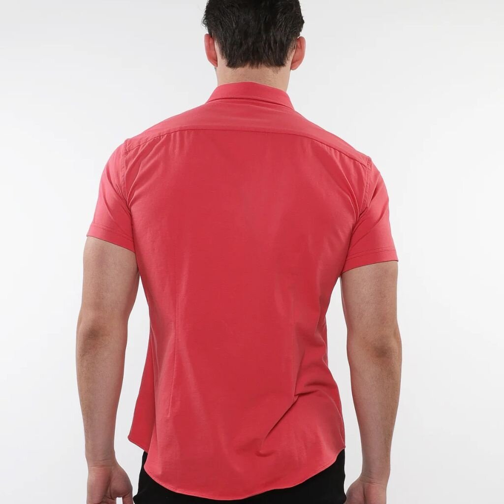 ST33LE (Steele) SUM25 ST 963 Solid Stretch Jersey Knit Shirt