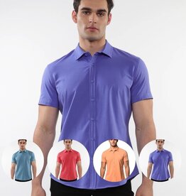 ST33LE (Steele) SUM25 ST 963 Solid Stretch Jersey Knit Shirt