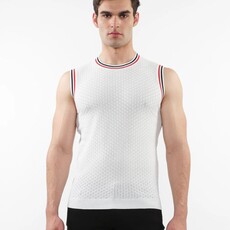 ST33LE (Steele) SUM25 ST 24058 Open KnitTextured Knitted Mesh Vest