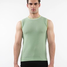 ST33LE (Steele) SUM25 ST 24058 Open KnitTextured Knitted Mesh Vest