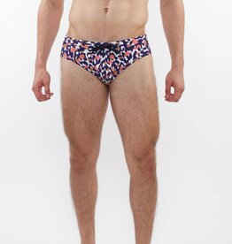 ST33LE (Steele) SUM25 SWM ST 8015-19 Navy/Sand Camo Printed Swim Briefs