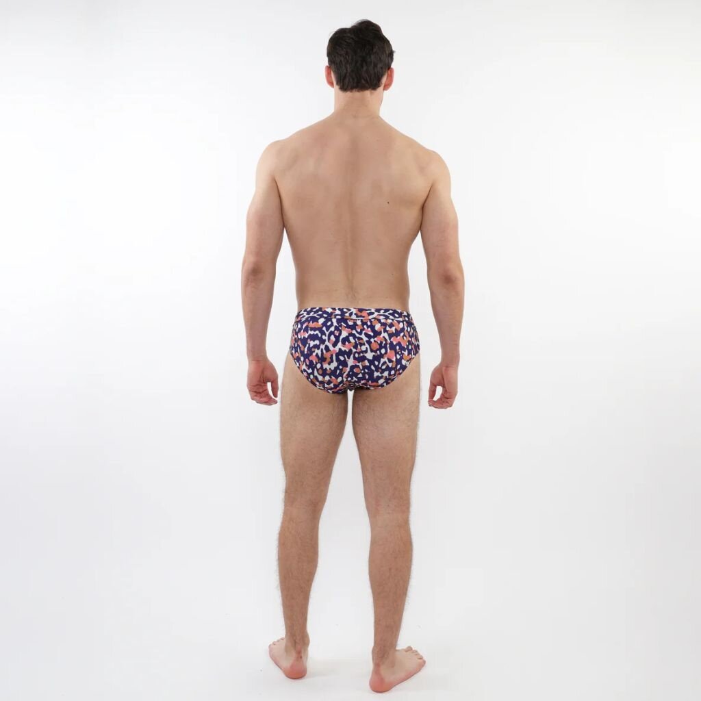 ST33LE (Steele) SUM25 SWM ST 8015-19 Navy/Sand Camo Printed Swim Briefs