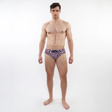 ST33LE (Steele) SUM25 SWM ST 8015-19 Navy/Sand Camo Printed Swim Briefs