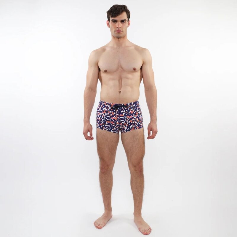 ST33LE (Steele) SUM25 SWM ST 8016-39 Navy/Sand Camo Swim Trunks