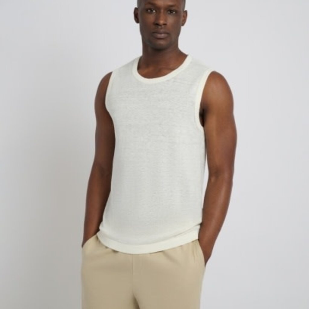 Onia LINEN SWEATER TANK