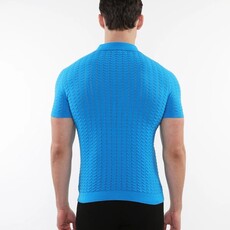 Postmarc SUM25 16236 Chevron Knit Polo