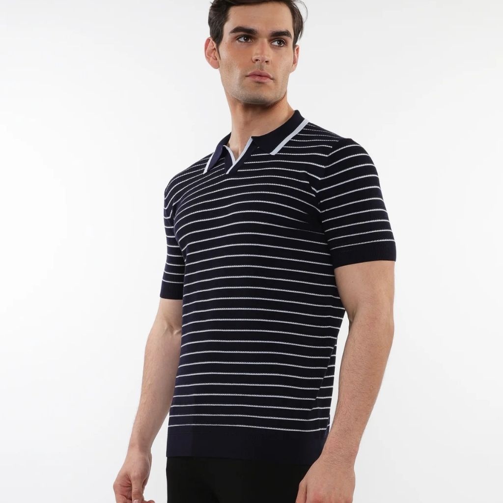 SUM25 16314 Silk Tencel Knit Polo - Peepa's