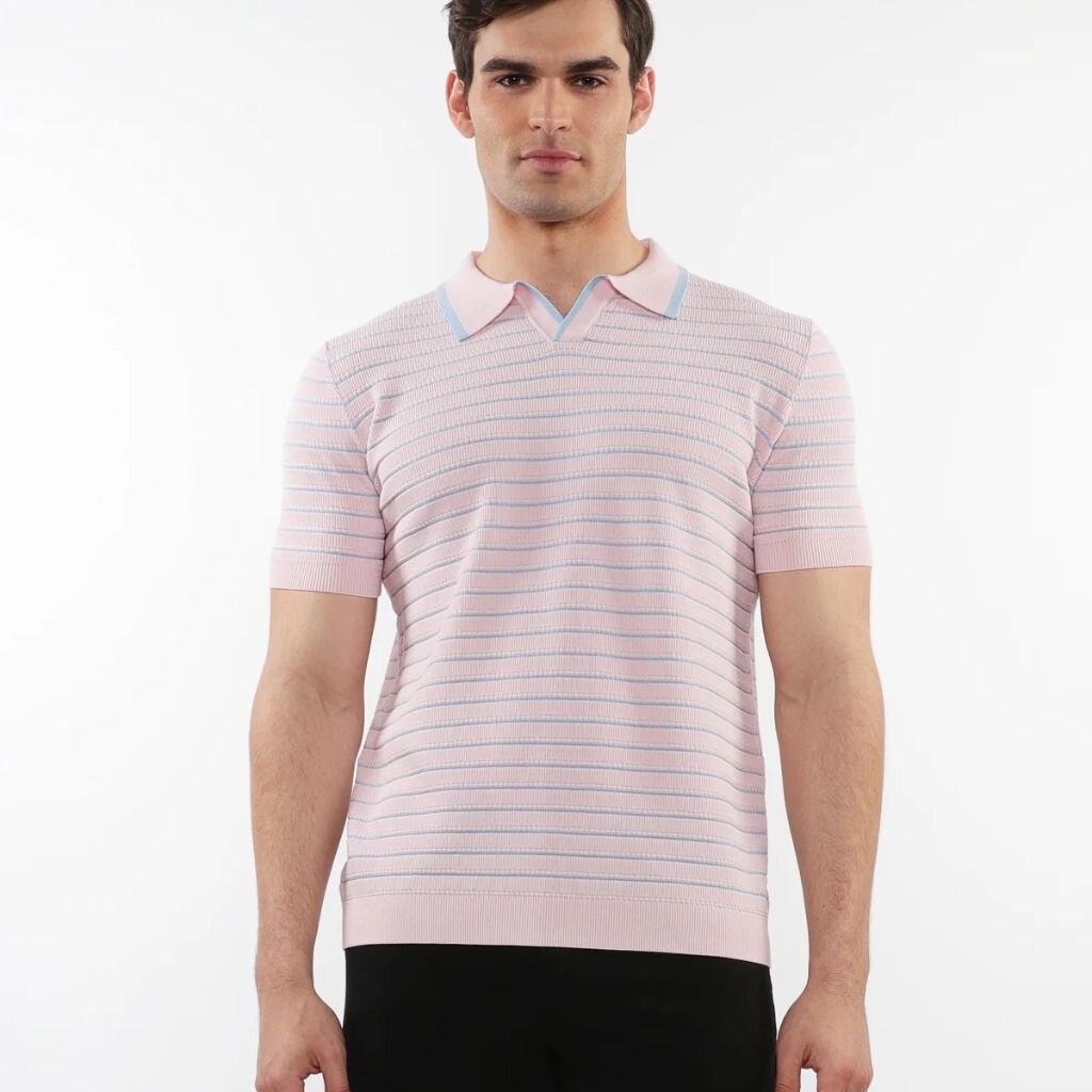 SUM25 16314 Silk Tencel Knit Polo - Peepa's