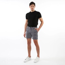 Postmarc SUM25 2537 6" Slate Grey Diamonds Jacquard Chino Short