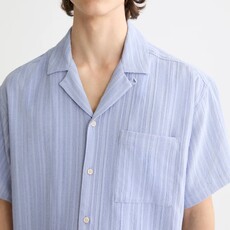 TONAL-STRIPED SHORT-SLEEVED SH