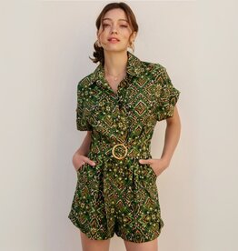 Dress Forum SUM25 Casting Shadows Rolled Short Sleeve Romper